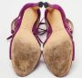 Jimmy Choo Pre-owned Suede sandals Purple Dames - Thumbnail 6