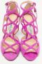 Jimmy Choo Pre-owned Suede sandals Purple Dames - Thumbnail 2