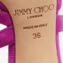 Jimmy Choo Pre-owned Suede sandals Purple Dames - Thumbnail 6