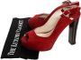 Jimmy Choo Pre-owned Suede sandals Red Dames - Thumbnail 8