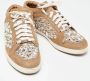 Jimmy Choo Pre-owned Suede sneakers Beige Dames - Thumbnail 4