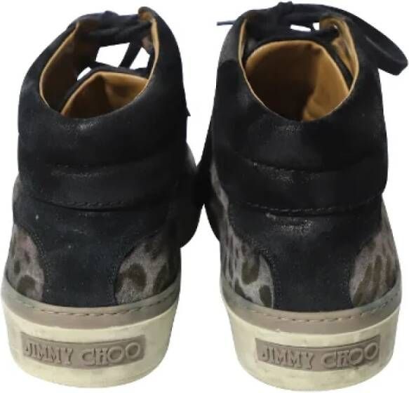Jimmy Choo Pre-owned Suede sneakers Multicolor Heren