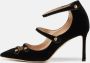 Jimmy Choo Pre-owned Velvet heels Black Dames - Thumbnail 2