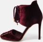 Jimmy Choo Pre-owned Velvet heels Red Dames - Thumbnail 2