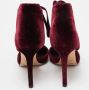 Jimmy Choo Pre-owned Velvet heels Red Dames - Thumbnail 5