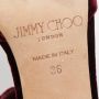 Jimmy Choo Pre-owned Velvet heels Red Dames - Thumbnail 8