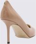 Jimmy Choo Gouden Metalen Logo Lakleren Pumps Pink Dames - Thumbnail 7