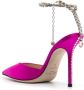 Jimmy Choo Pumps & high heels Saeda 100 Pumps Satin in roze - Thumbnail 3