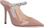 Jimmy Choo Patent Leather Pumps with Crystal Strap Roze Dames - Thumbnail 2