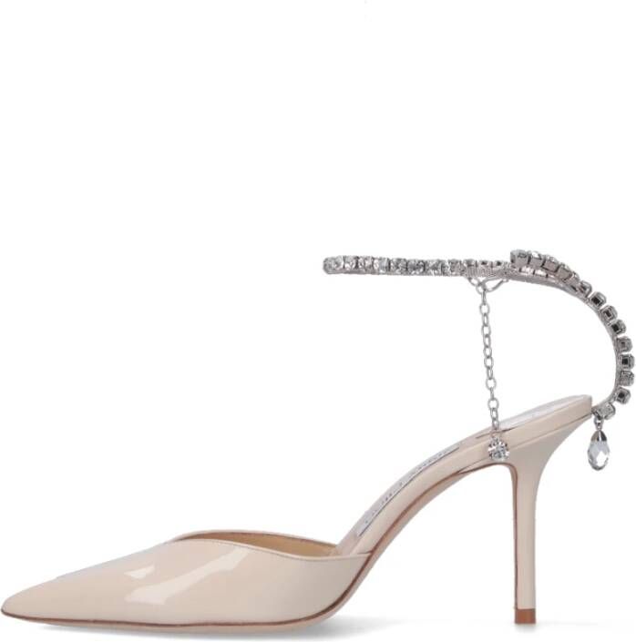 Jimmy Choo Saeda pumps met puntige neus Beige - Foto 2