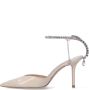 Jimmy Choo Pumps met kristallen ketting van lakleer White Dames - Thumbnail 2