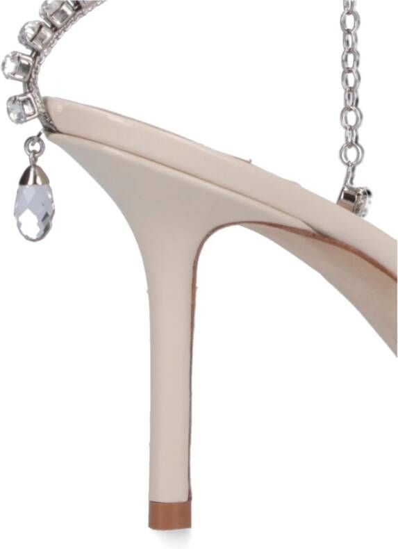 Jimmy Choo Saeda pumps met puntige neus Beige - Foto 3