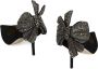 Jimmy Choo Rhinestone Bow Pointy Toe Stiletto Pumps - Thumbnail 2