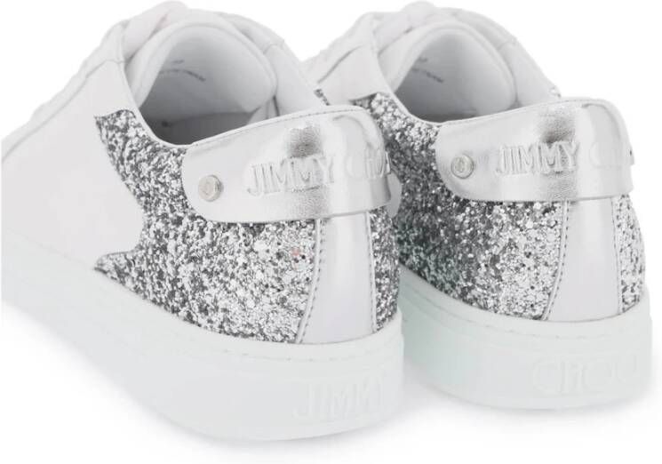 Jimmy Choo Rome Sneakers met letterinzet White Dames