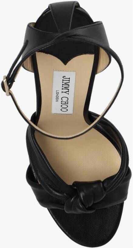 Jimmy Choo Rosie geknoopte sandalen Zwart - Foto 5