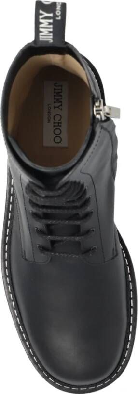 Jimmy Choo Rowan Derby leren enkellaarzen