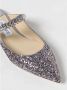 Jimmy Choo Roze Crystal Flat Mule Schoenen - Thumbnail 2