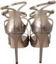 Jimmy Choo Roze Leren Sandalen met Band Sluiting Beige Dames - Thumbnail 5