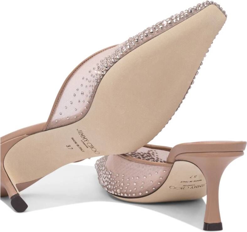 Jimmy Choo Roze Leren Sandalen voor Vrouwen