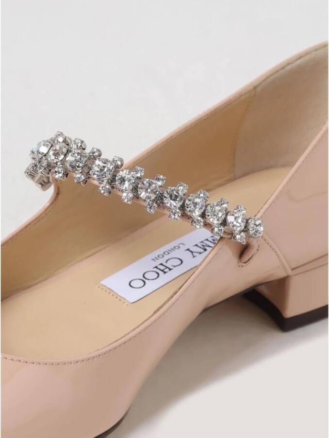 Jimmy Choo Roze Patent Pump Hoge Hakken