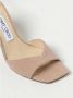 Jimmy Choo Roze Suède Kristal Sandalen - Thumbnail 2