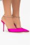 Jimmy Choo Pumps & high heels Saeda 100 Pumps Satin in roze - Thumbnail 4