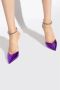 Jimmy Choo Paarse hakpumps met kristalversiering Purple Dames - Thumbnail 2