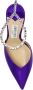 Jimmy Choo Paarse hakpumps met kristalversiering Purple Dames - Thumbnail 5