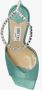 Jimmy Choo Saeda sandalen verfraaid met kristal Groen - Thumbnail 6