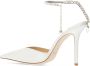 Jimmy Choo Kristal Satijnen Slingback Hakken Gray Dames - Thumbnail 10