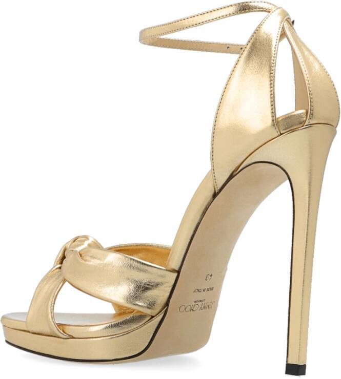 Jimmy Choo Sandalen met hoge hakken Geel Dames