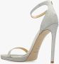 Jimmy Choo Glitter Leren Sandalen met Enkelbandje Yellow Dames - Thumbnail 4