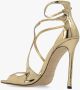 Jimmy Choo Azia sandalen met metallic-effect Goud - Thumbnail 6