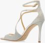 Jimmy Choo Sandalen met Glitterpoeder en Verfijnde Bandjes White Dames - Thumbnail 5