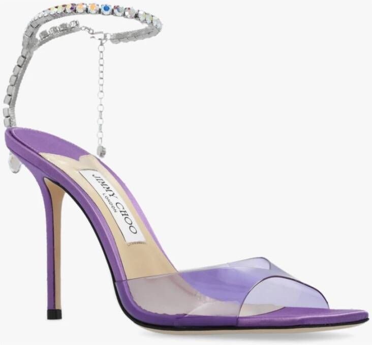 Jimmy Choo Sandalen met hoge hakken Paars Dames