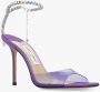 Jimmy Choo Elegante sandaal in PVC en satijn Purple Dames - Thumbnail 15