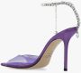 Jimmy Choo Elegante sandaal in PVC en satijn Purple Dames - Thumbnail 16