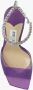 Jimmy Choo Elegante sandaal in PVC en satijn Purple Dames - Thumbnail 17