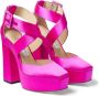 Jimmy Choo Gian pumps met plateauzool Roze - Thumbnail 13
