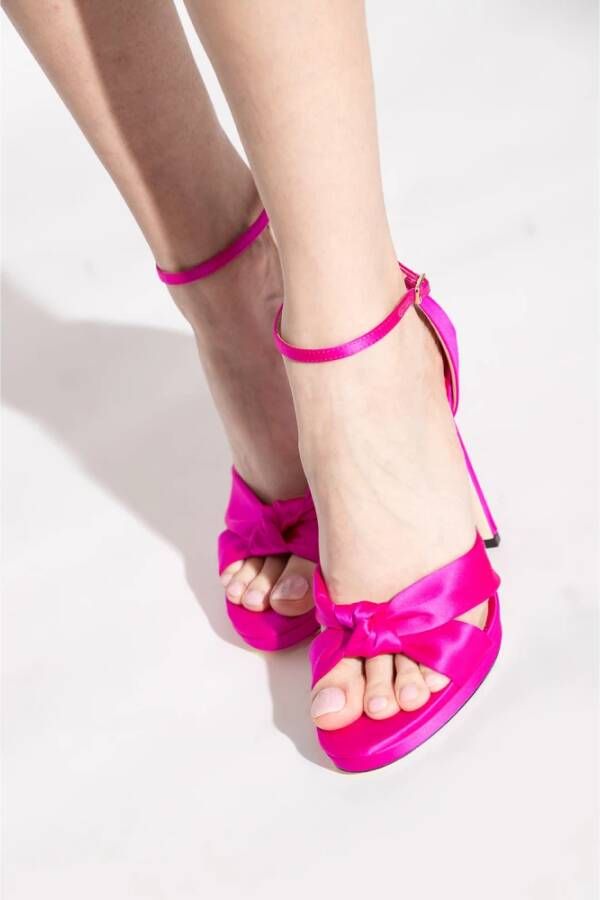 Jimmy Choo Rosie sandalen met satijnen afwerking Roze - Foto 2