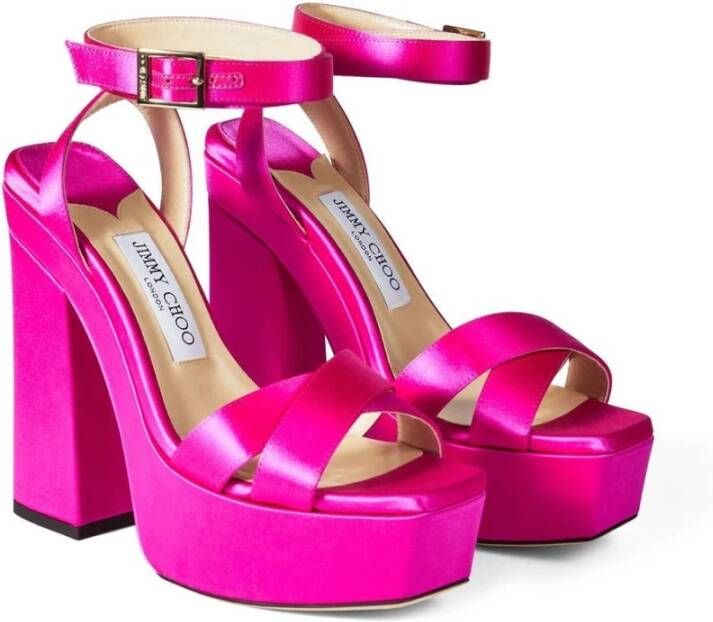 Jimmy Choo Sandalen met hoge hakken Roze Dames