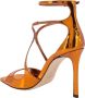 Jimmy Choo Azia glanzende sandalen met hak Brown Dames - Thumbnail 3