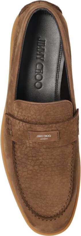 Jimmy Choo Schoenen Josh type loas Brown Heren