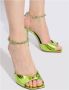 Jimmy Choo Seda Hoge Hakken Sandalen Green Dames - Thumbnail 2