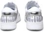 Jimmy Choo Witte Leren Chunky Sneakers met Strass - Thumbnail 2
