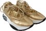 Jimmy Choo Gouden Mesh Leren Sneakers Yellow Dames - Thumbnail 2