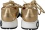 Jimmy Choo Gouden Glamour Mesh Leren Sneakers Yellow Dames - Thumbnail 5