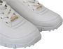 Jimmy Choo Elegante witte leren sneakers White Dames - Thumbnail 3