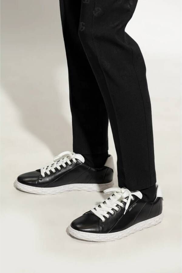 Jimmy Choo Diamond Light low-top sneakers Zwart - Foto 7