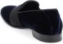 Jimmy Choo Thame Velvet Loafers met Geborduurd Logo Blue Heren - Thumbnail 4